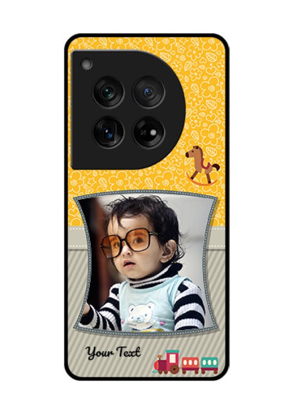 OnePlus 12 5G Custom Glass Phone Case - Baby Picture Upload Design