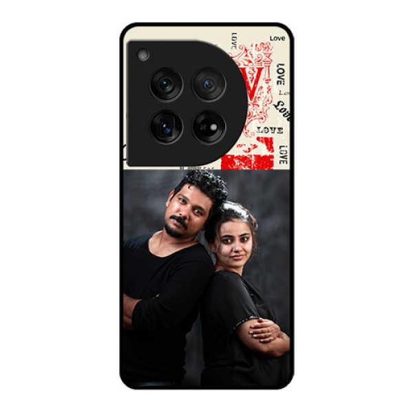 OnePlus 12 5G Custom Glass Phone Case - Trendy Love Design Case OnePlus 12 5G Custom Glass Phone Case - Trendy Love Design Case