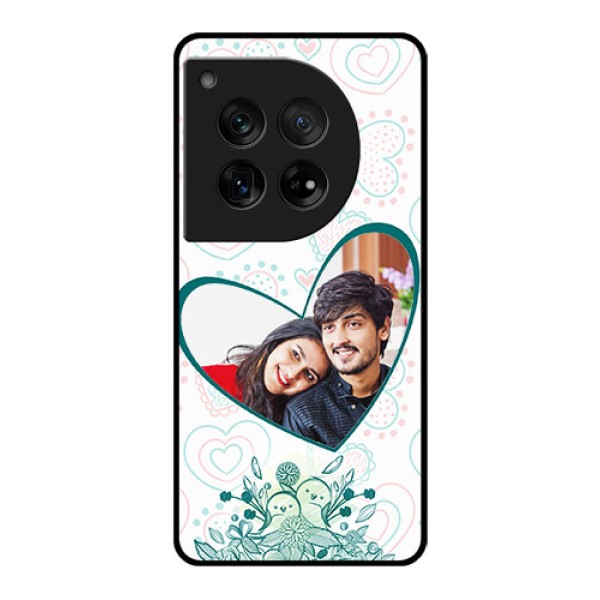 OnePlus 12 5G Custom Glass Phone Case - Premium Couple Design