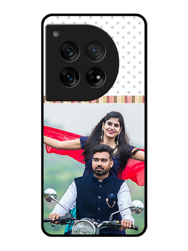 Custom OnePlus 12 5G Custom Glass Phone Case - Cute Family Design