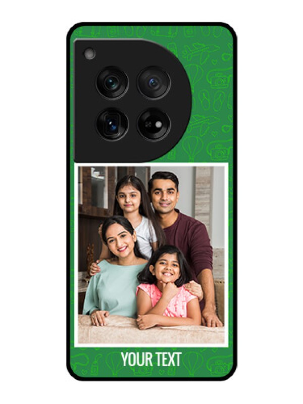 Custom OnePlus 12 5G Custom Glass Phone Case - Picture Upload Design