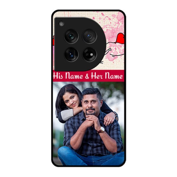 OnePlus 12 5G Custom Glass Phone Case - You And Me Case Design