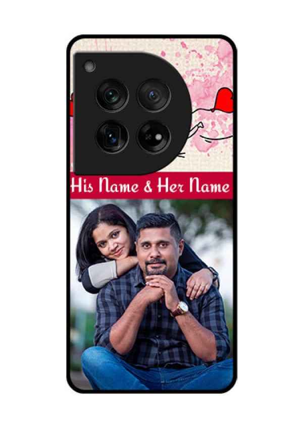 OnePlus 12 5G Custom Glass Phone Case - You And Me Case Design