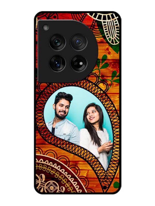 Custom OnePlus 12 5G Custom Glass Phone Case - Abstract Colorful Design