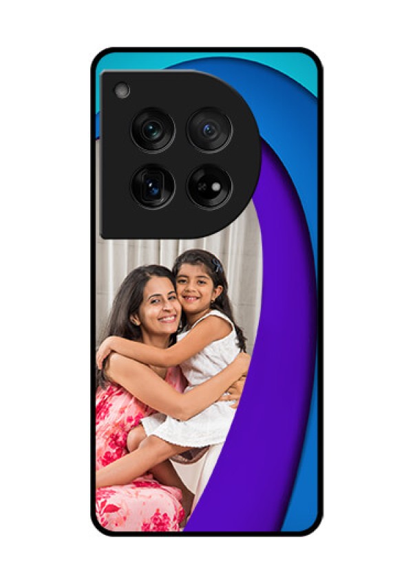 OnePlus 12 5G Custom Glass Phone Case - Simple Pattern Design