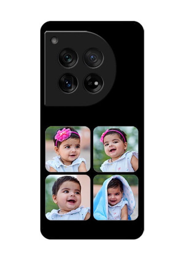 OnePlus 12 5G Custom Glass Phone Case - Multiple Pictures Design