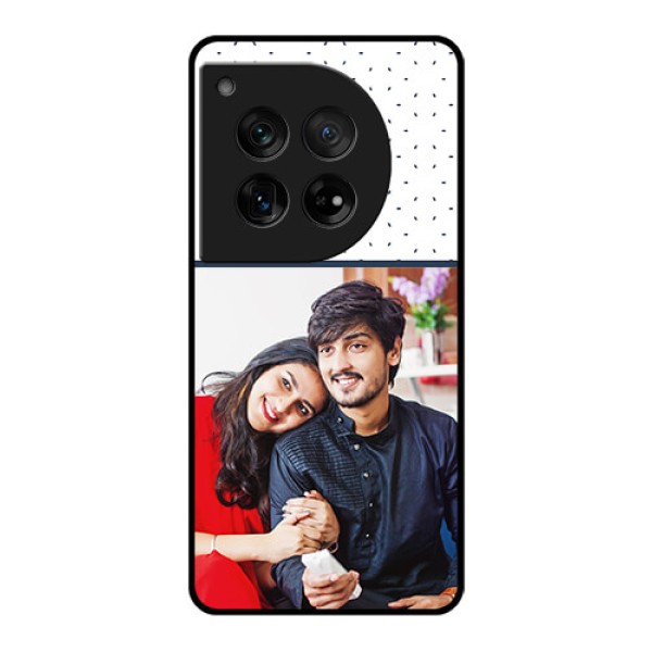 OnePlus 12 5G Custom Glass Phone Case - Premium Dot Design