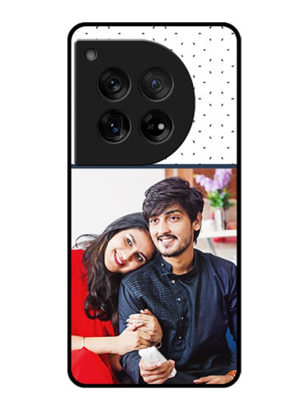 Custom OnePlus 12 5G Custom Glass Phone Case - Premium Dot Design