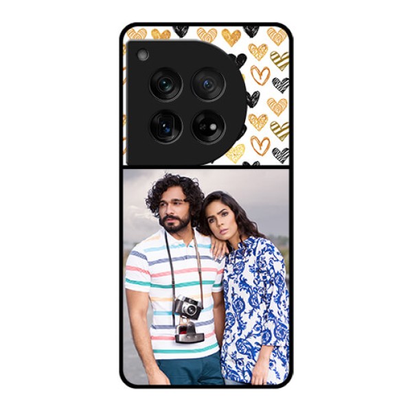 OnePlus 12 5G Custom Glass Phone Case - Love Symbol Design
