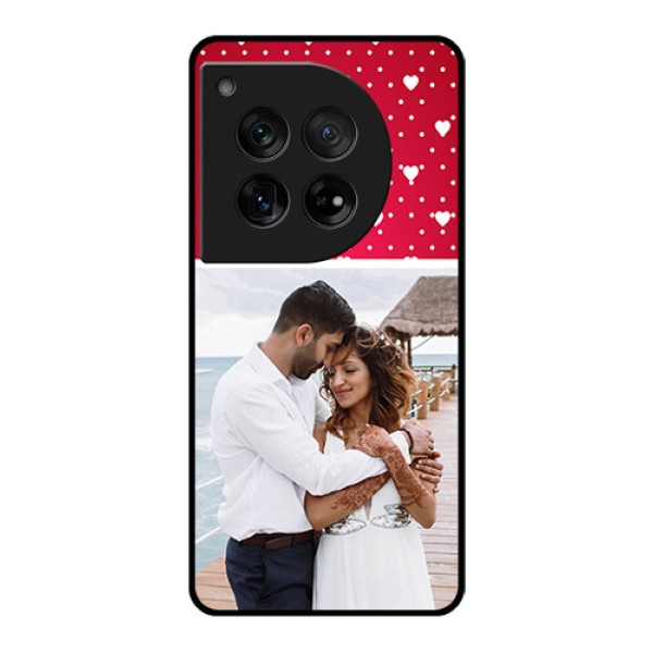 OnePlus 12 5G Custom Glass Phone Case - Hearts Mobile Case Design OnePlus 12 5G Custom Glass Phone Case - Hearts Mobile Case Design