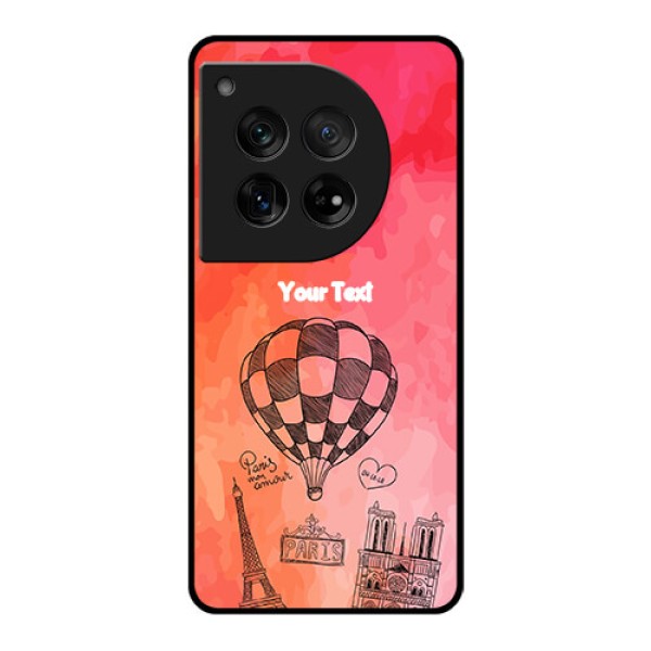 OnePlus 12 5G Custom Glass Phone Case - Paris Theme Design