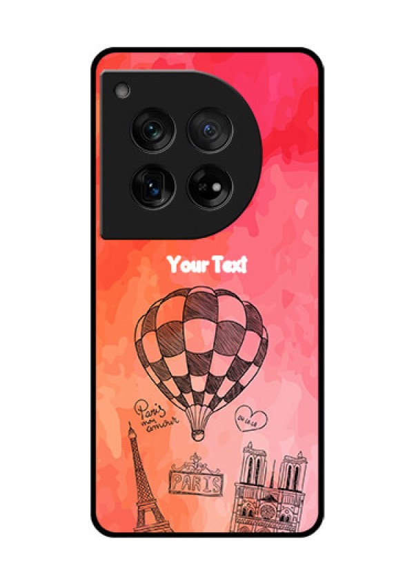 OnePlus 12 5G Custom Glass Phone Case - Paris Theme Design