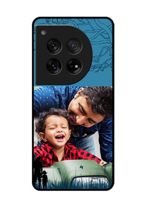 OnePlus 12 5G Custom Glass Phone Case - Best Dad Design
