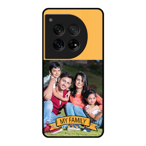 OnePlus 12 5G Custom Glass Phone Case - My Family Design