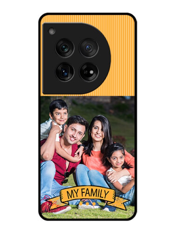 Custom OnePlus 12 5G Custom Glass Phone Case - My Family Design