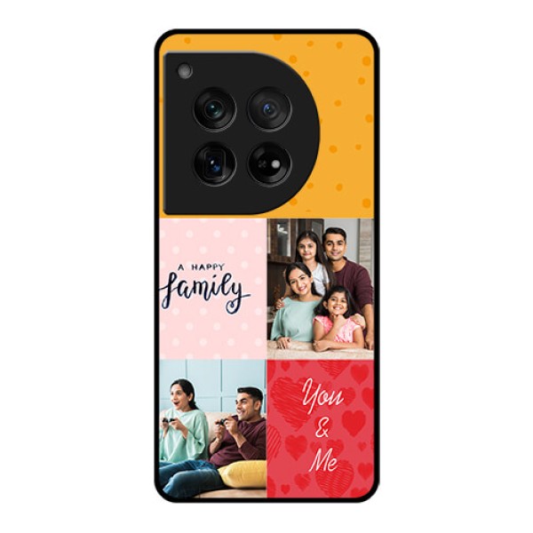 OnePlus 12 5G Custom Glass Phone Case - Images With Quotes Design