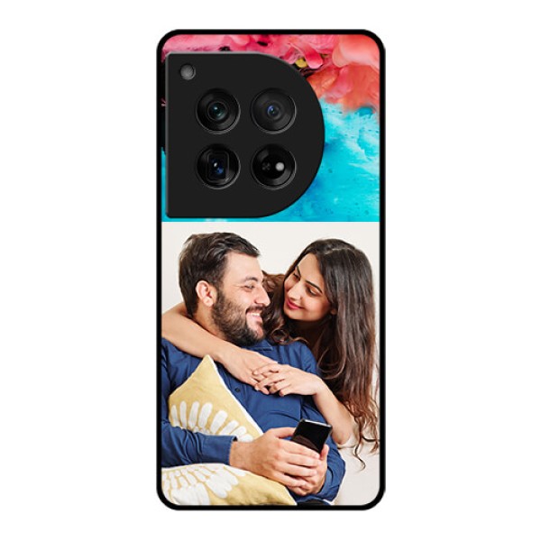 OnePlus 12 5G Custom Glass Phone Case - Quote With Acrylic Painting Design OnePlus 12 5G Custom Glass Phone Case - Quote With Acrylic Painting Design