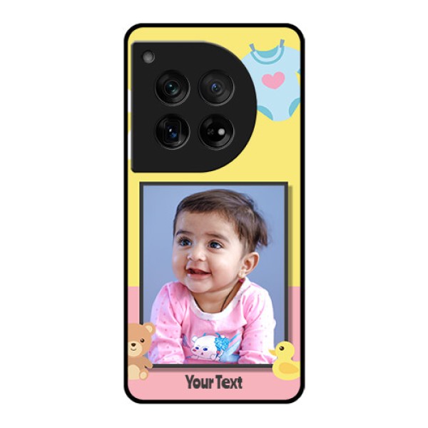 OnePlus 12 5G Custom Glass Phone Case - Kids 2 Color Design