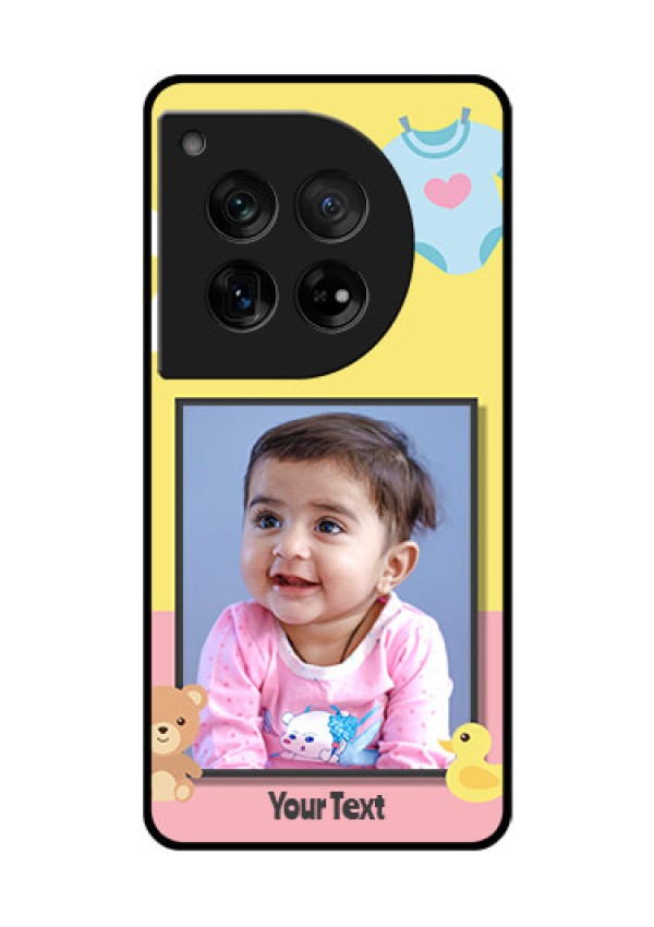 OnePlus 12 5G Custom Glass Phone Case - Kids 2 Color Design