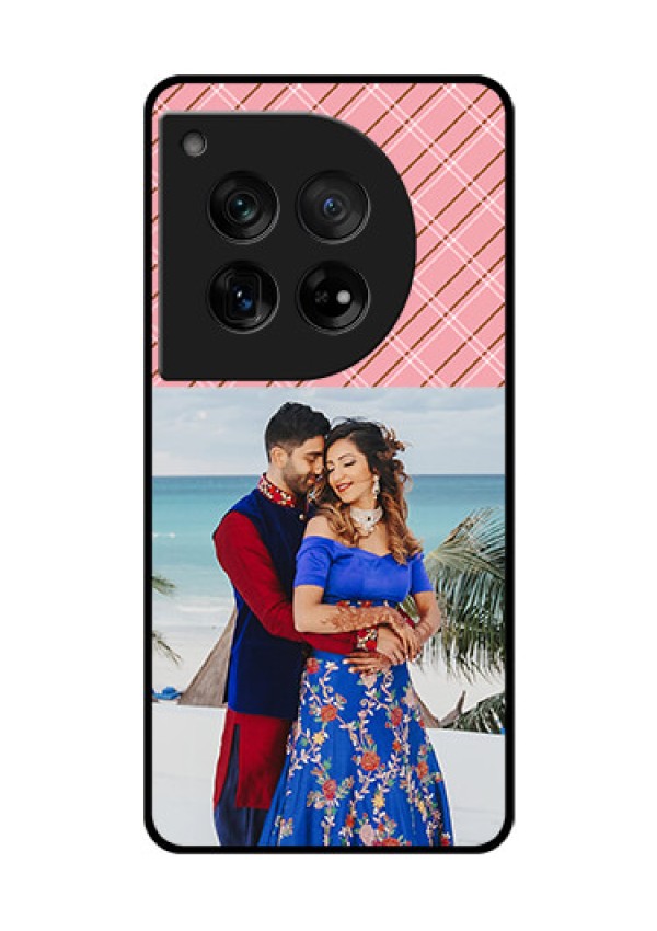 OnePlus 12 5G Custom Glass Phone Case - Together Forever Design