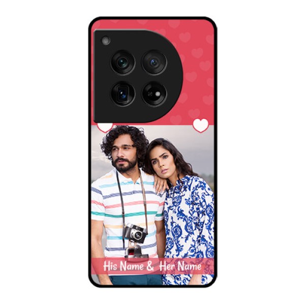 OnePlus 12 5G Custom Glass Phone Case - Simple Love Design