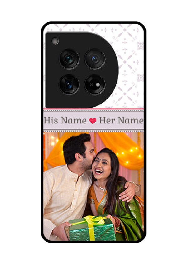 OnePlus 12 5G Custom Glass Phone Case - With Photo And Ethnic Design