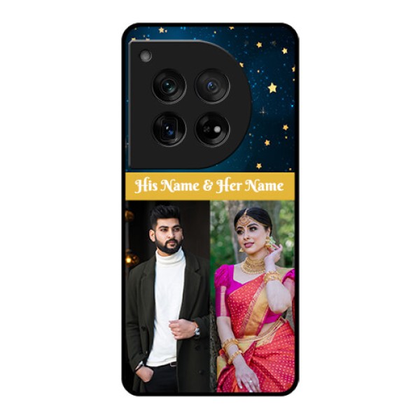 OnePlus 12 5G Custom Glass Phone Case - Galaxy Stars Backdrop Design OnePlus 12 5G Custom Glass Phone Case - Galaxy Stars Backdrop Design