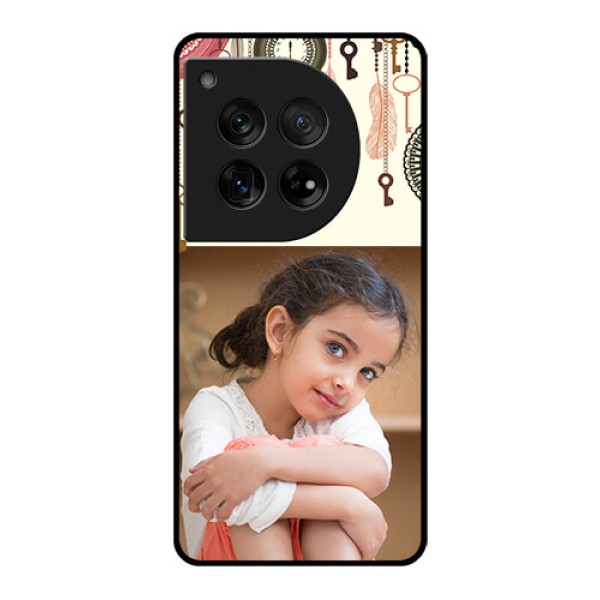 OnePlus 12 5G Custom Glass Phone Case - Boho Style Design