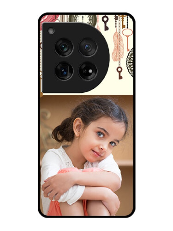 Custom OnePlus 12 5G Custom Glass Phone Case - Boho Style Design