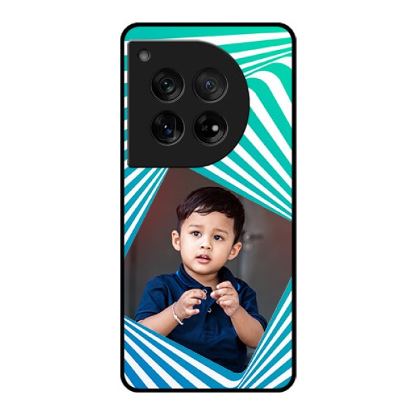 OnePlus 12 5G Custom Glass Phone Case - Abstract Spiral Design OnePlus 12 5G Custom Glass Phone Case - Abstract Spiral Design