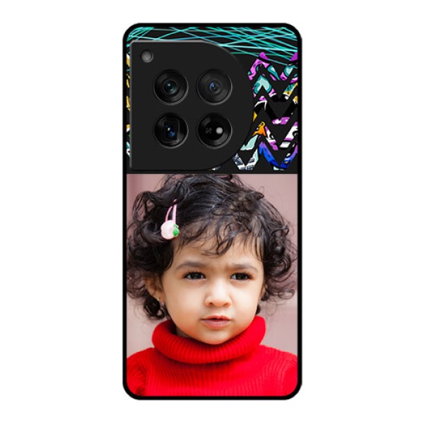 OnePlus 12 5G Custom Glass Phone Case - Neon Abstract Design