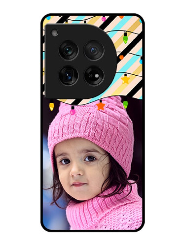 Custom OnePlus 12 5G Custom Glass Phone Case - Lights Hanging Design