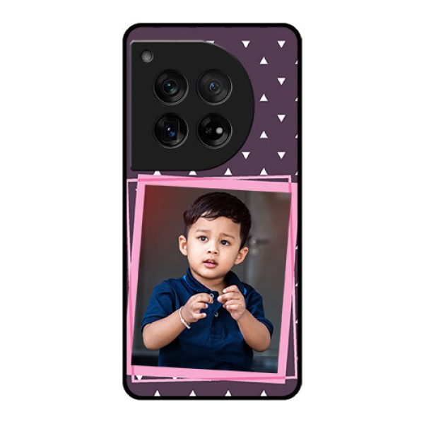 OnePlus 12 5G Custom Glass Phone Case - Triangle Pattern Dotted Design OnePlus 12 5G Custom Glass Phone Case - Triangle Pattern Dotted Design