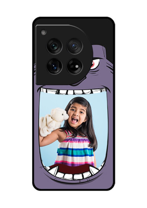 OnePlus 12 5G Custom Glass Phone Case - Angry Monster Design