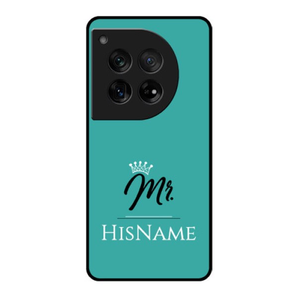 OnePlus 12 5G Custom Glass Phone Case - Mr With Name Design
