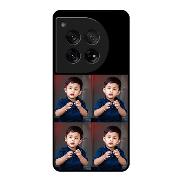 OnePlus 12 5G Custom Glass Phone Case - 4 Image Holder Design OnePlus 12 5G Custom Glass Phone Case - 4 Image Holder Design