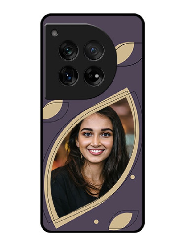 Custom OnePlus 12 5G Custom Glass Phone Case - Falling Leaf Design