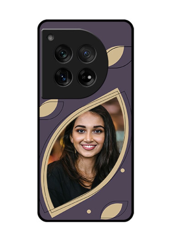 OnePlus 12 5G Custom Glass Phone Case - Falling Leaf Design