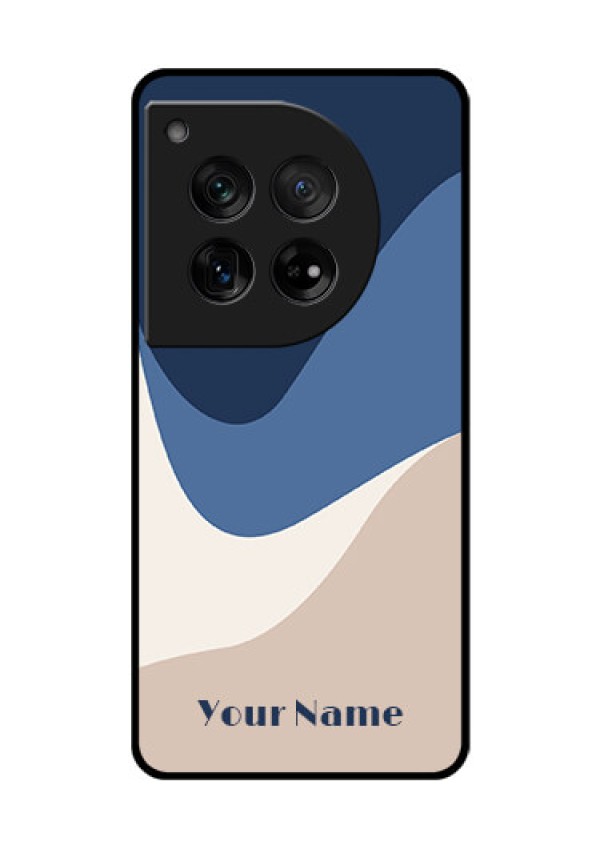 OnePlus 12 5G Custom Glass Phone Case - Abstract Drip Art Design