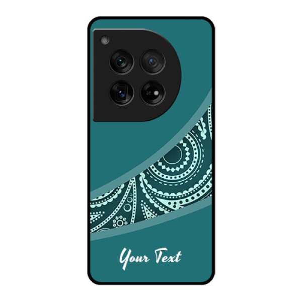 OnePlus 12 5G Custom Glass Phone Case - Semi Visible Floral Design OnePlus 12 5G Custom Glass Phone Case - Semi Visible Floral Design