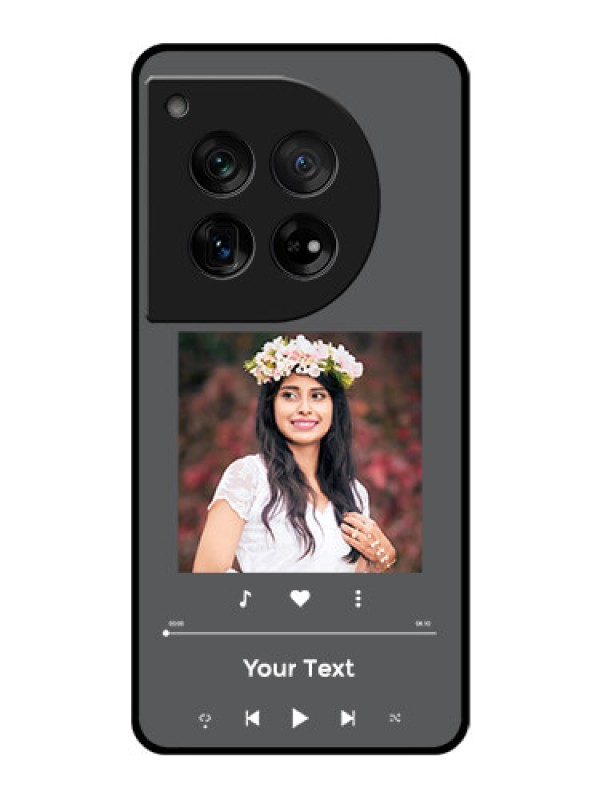 Custom OnePlus 12 5G Custom Glass Phone Case - Play The Music Design