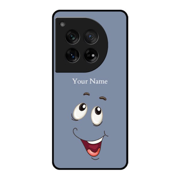 OnePlus 12 5G Custom Glass Phone Case - Laughing Cartoon Face Design OnePlus 12 5G Custom Glass Phone Case - Laughing Cartoon Face Design
