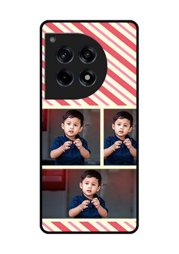 Oneplus 12R 5G Custom Glass Phone Case - Picture Upload Mobile Case Design