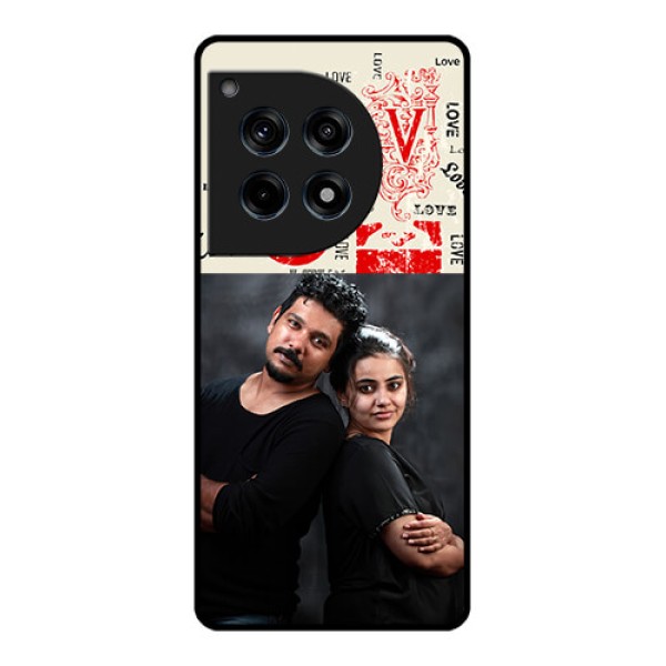 Oneplus 12R 5G Custom Glass Phone Case - Trendy Love Design Case Oneplus 12R 5G Custom Glass Phone Case - Trendy Love Design Case