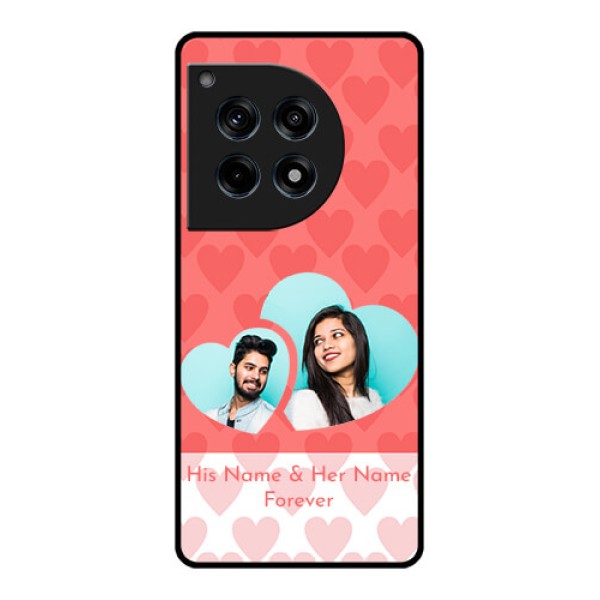 Oneplus 12R 5G Custom Glass Phone Case - Couple Pic Upload Design Oneplus 12R 5G Custom Glass Phone Case - Couple Pic Upload Design