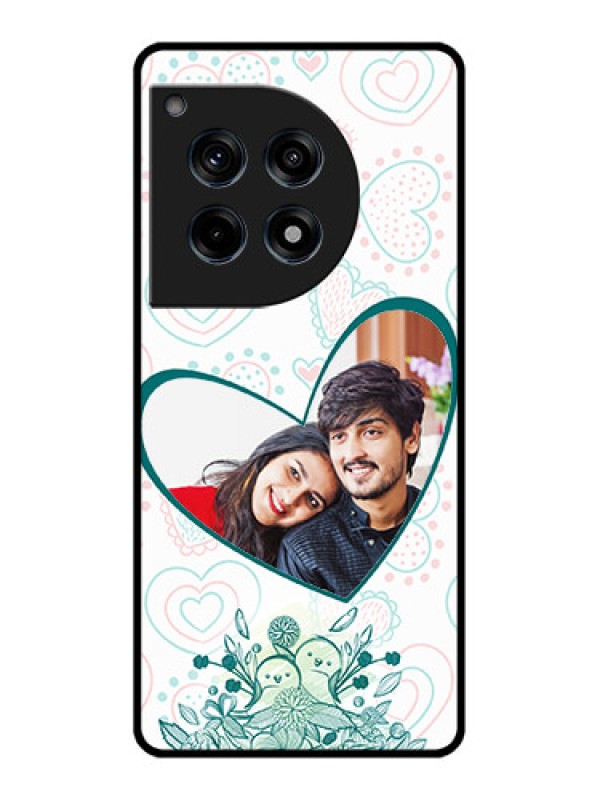 Custom Oneplus 12R 5G Custom Glass Phone Case - Premium Couple Design
