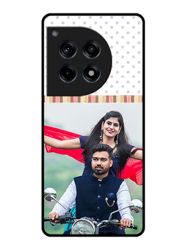 Custom Oneplus 12R 5G Custom Glass Phone Case - Cute Family Design
