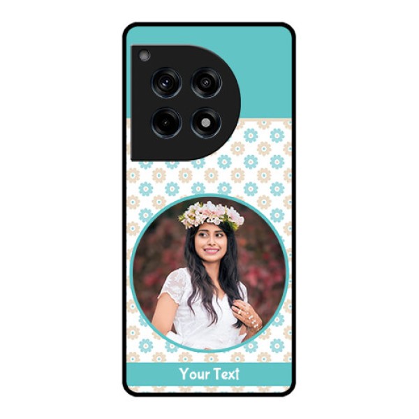 Oneplus 12R 5G Custom Glass Phone Case - Beautiful Flowers Design