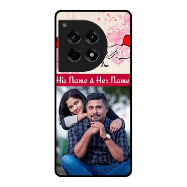 Oneplus 12R 5G Custom Glass Phone Case - You And Me Case Design