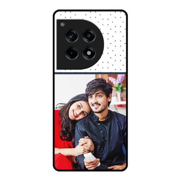 Oneplus 12R 5G Custom Glass Phone Case - Premium Dot Design
